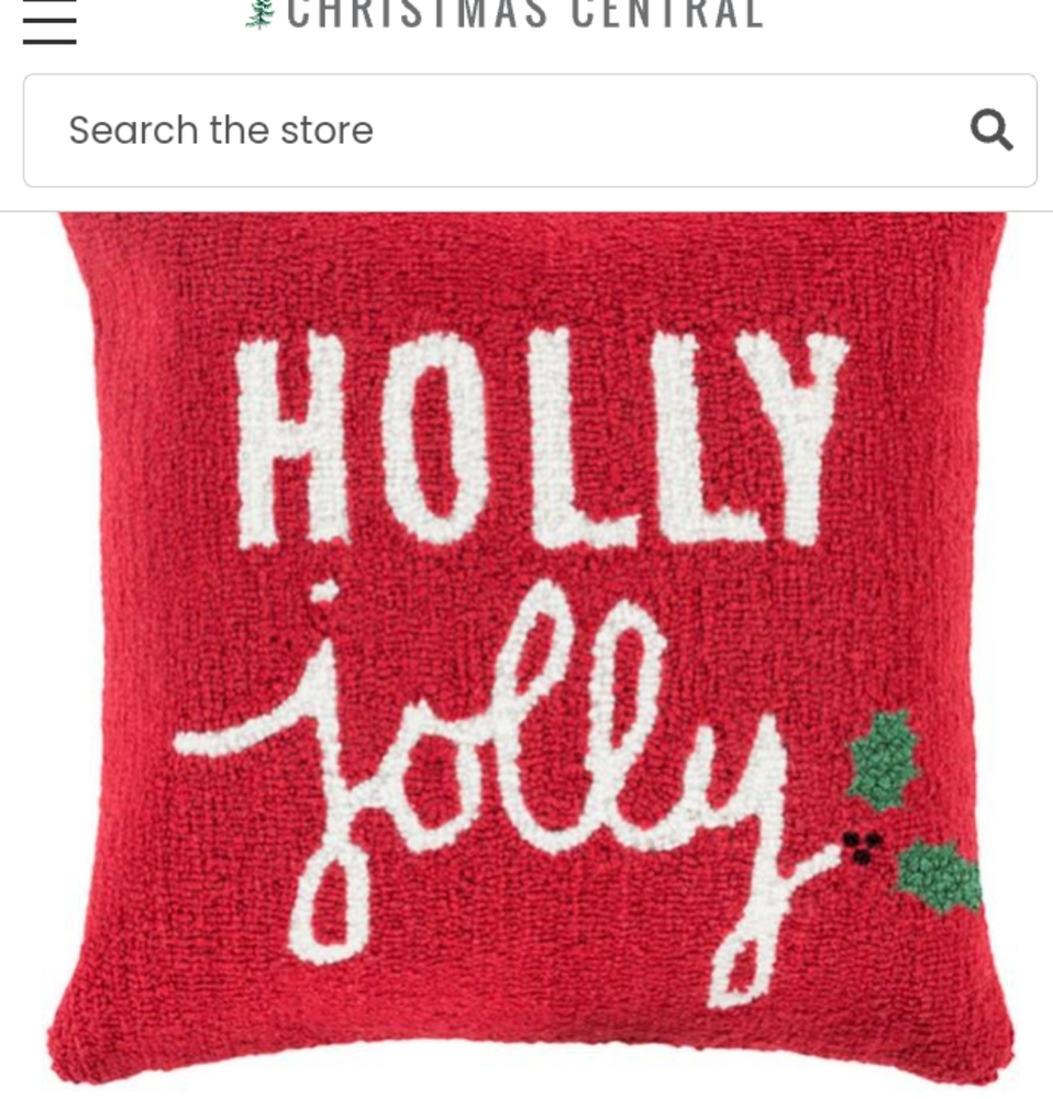 Christmas Pillow 18 x 18"